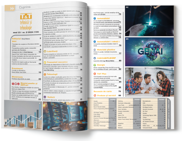 Abonament anual - 6 ediții ale Revistei T&T, Tehnică și Tehnologie